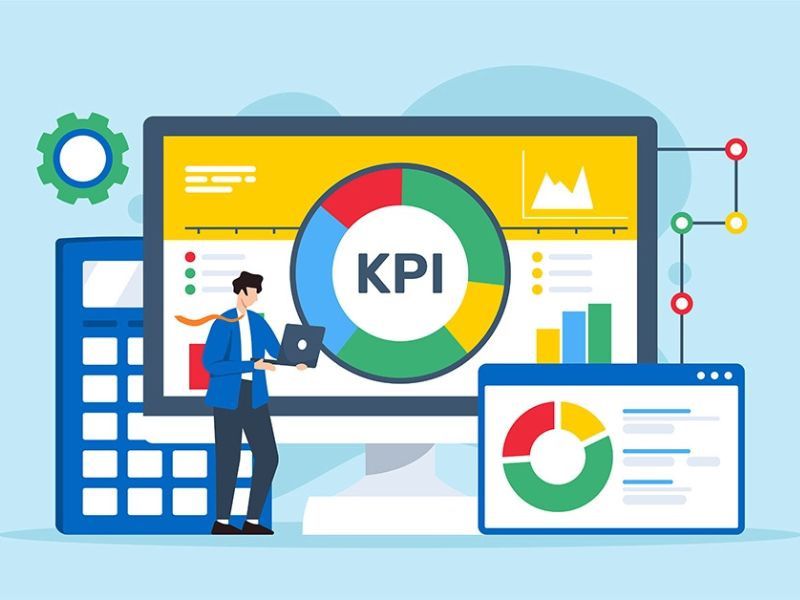 Quy trình chuẩn hóa các bước thiết lập bảng điều khiển KPI kinh doanh.
